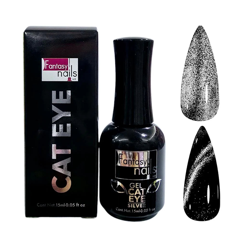 FANTASY NAILS GEL CAT EYE SILVER