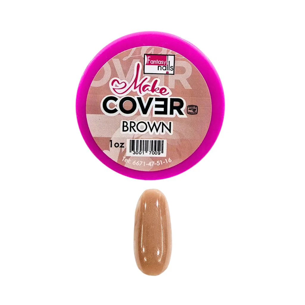FANTASY NAILS POLVO ACRILICO BROWN 1 OZ