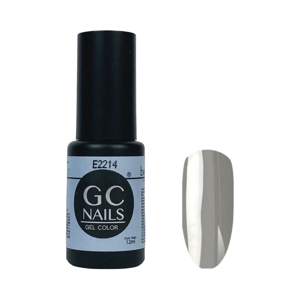 GC NAILS BEL COLOR TONO GRIS Y PLATA