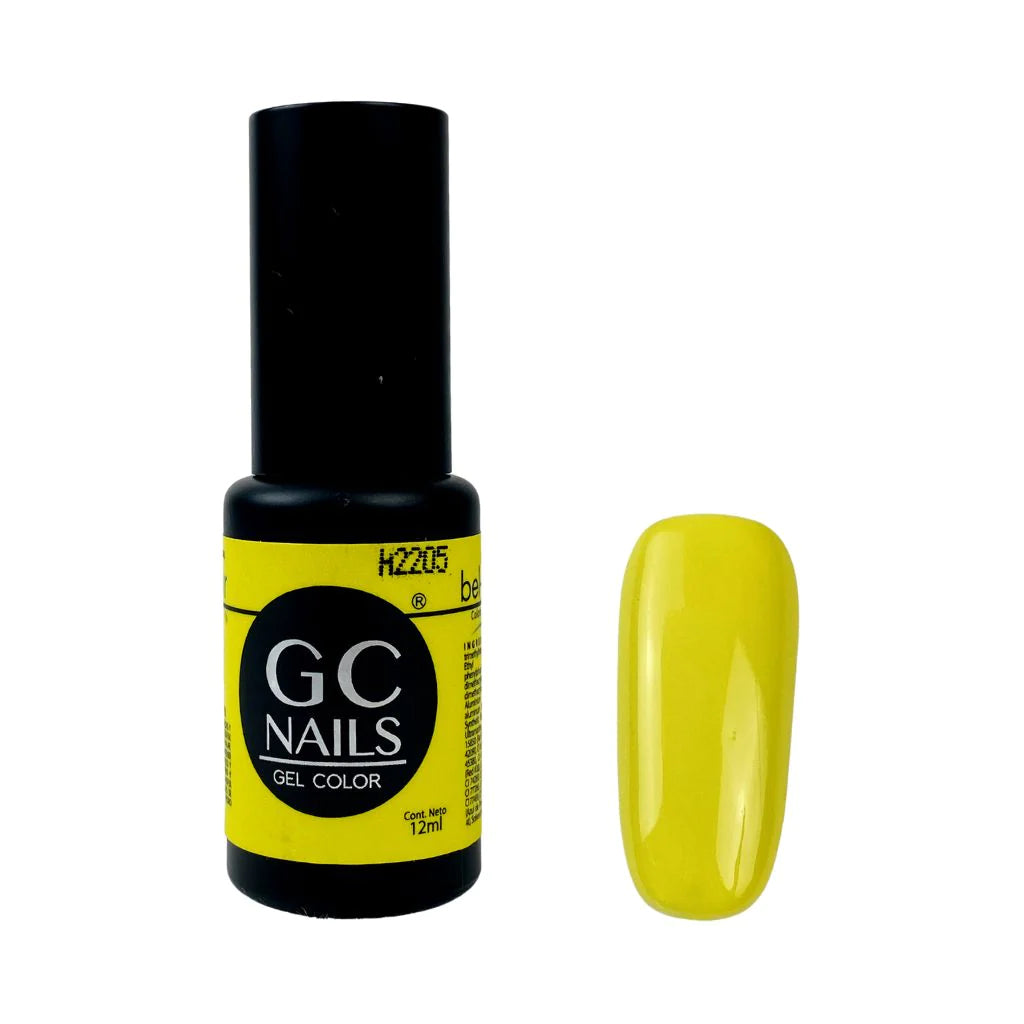 GC NAILS BEL COLOR TONOS AMARILLO, MOSTAZA Y DORADO