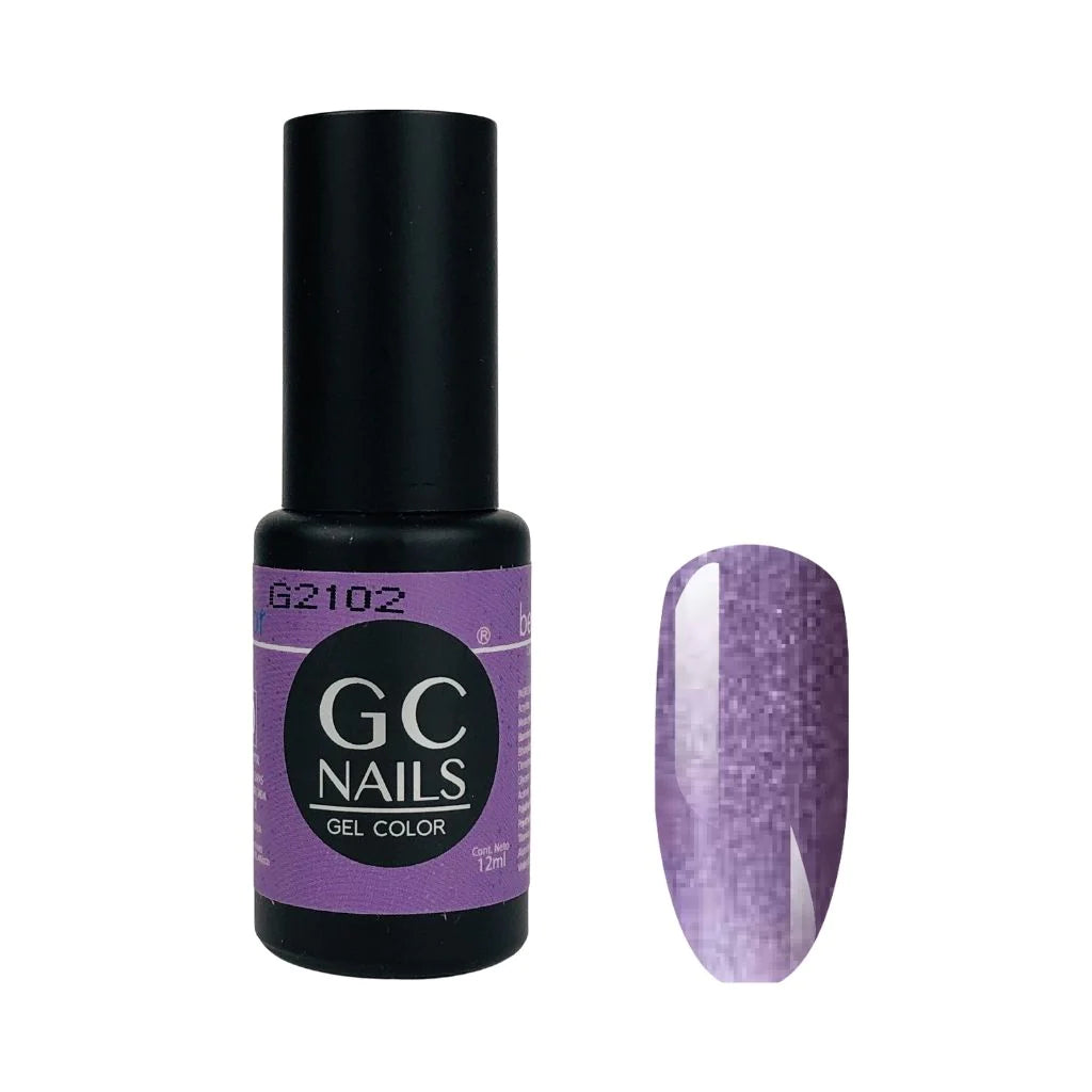 GC NAILS BEL COLOR TONO GRIS Y PLATA