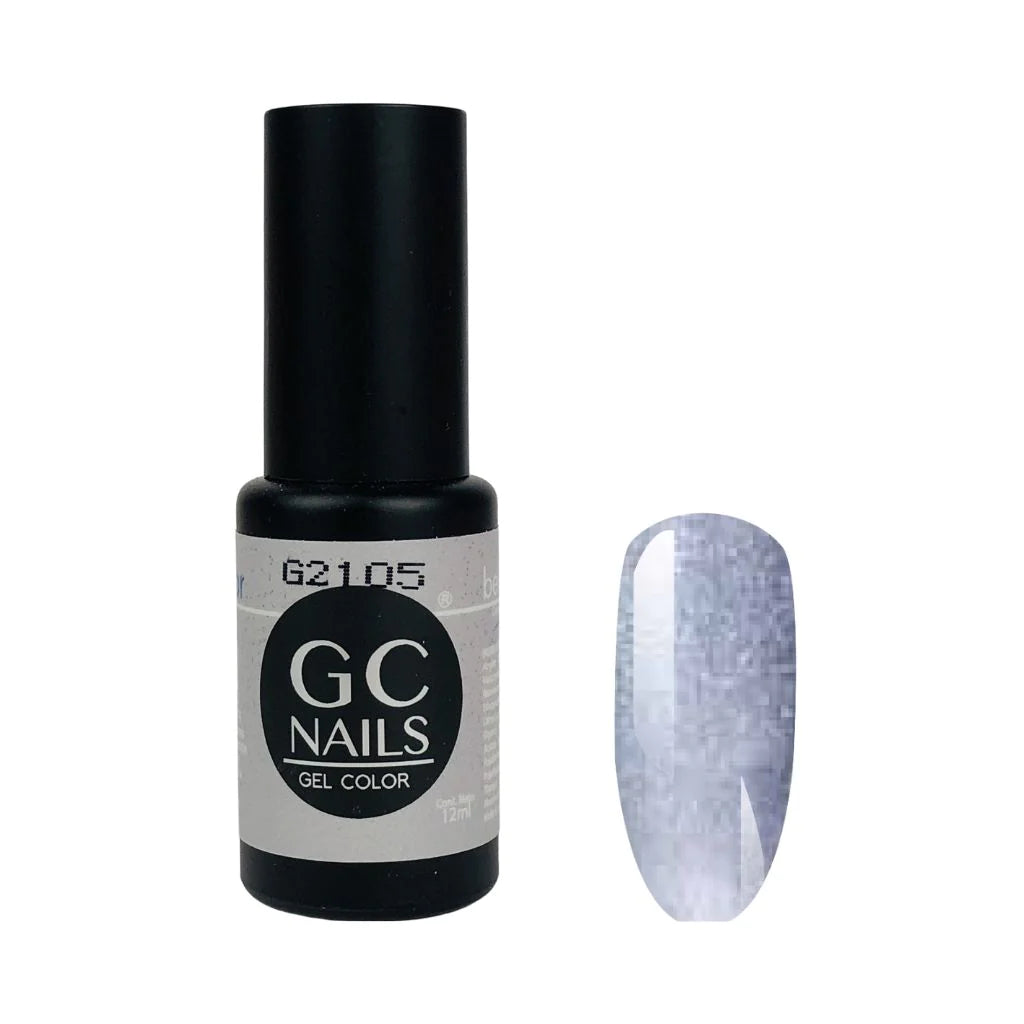 GC NAILS BEL COLOR TONO GRIS Y PLATA