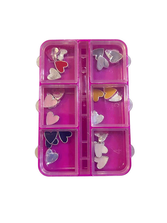 FANTASY NAILS CARTERA DIJE CORAZON C/24 PZAS