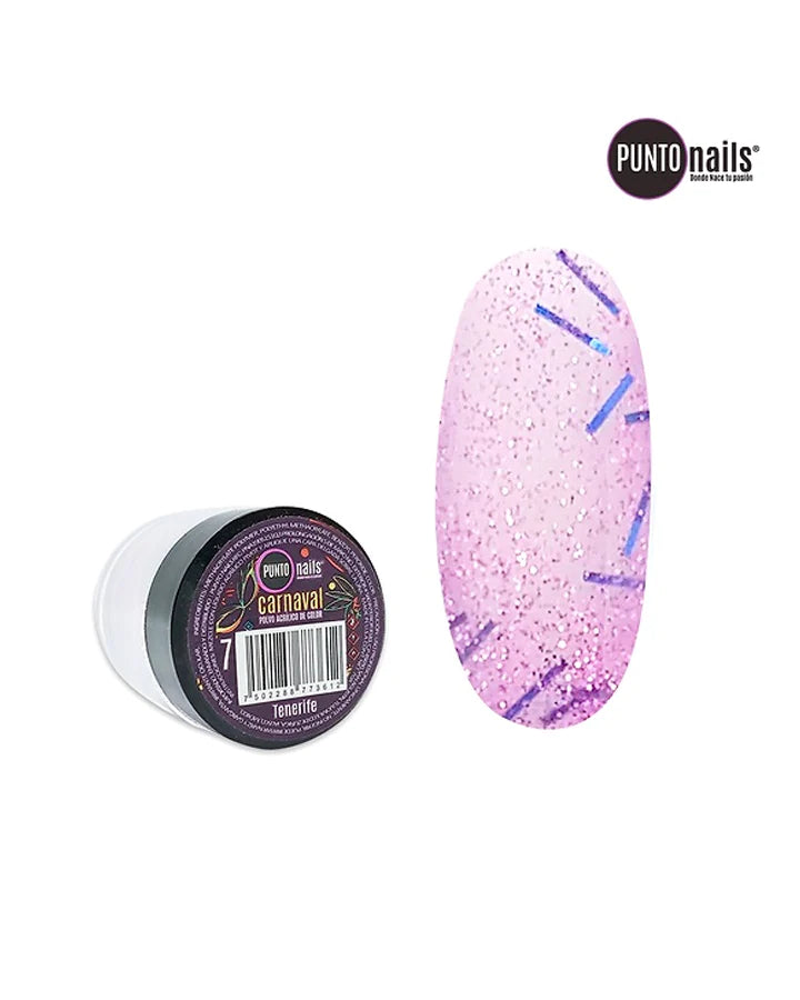 PUNTO NAILS CARNAVAL ACRILICO DE COLOR 7GR