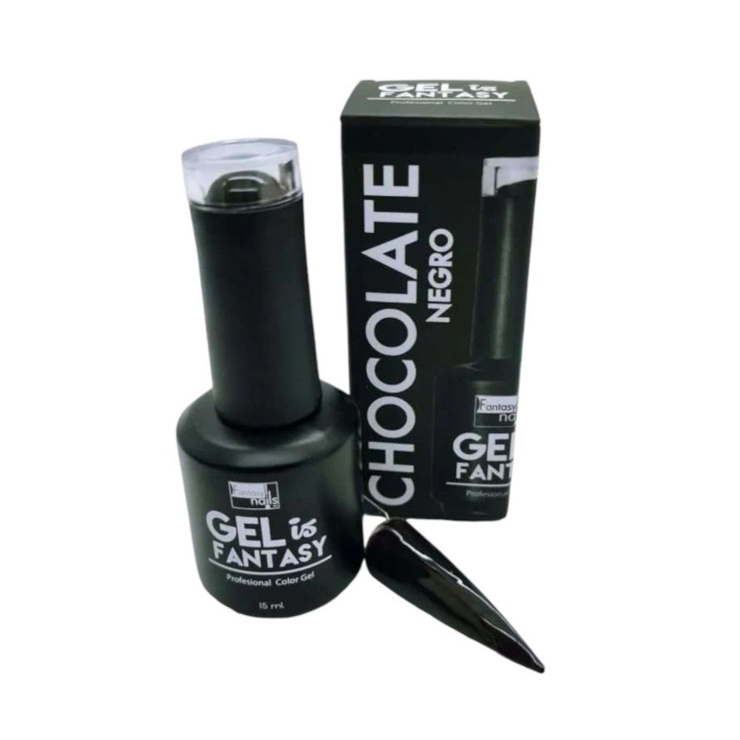 FANTASY NAILS GEL IS FANTASY CHOCOLATE NEGRO