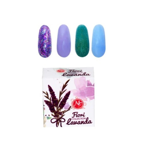 MC NAILS CAJA POLVO ACRILICO FLORI LAVANDA 4PZ