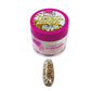 FANTASY NAILS POLVO ACRILICO GLASS DORADO 1 OZ