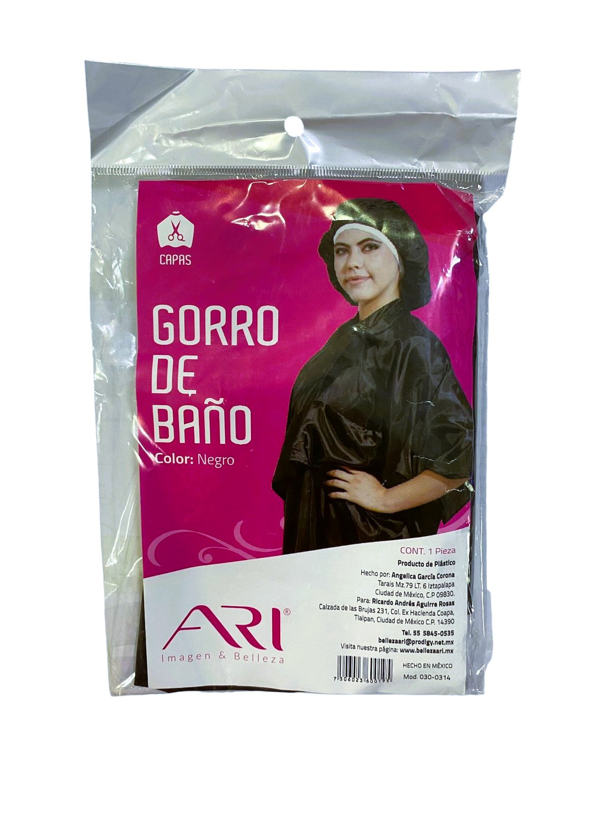 ARI GORRO DE BAÑO NEGRO