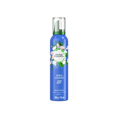 HERBAL ESSENCES ESPUMA MODELADORA EXTRA CONTROL MOUSSE 210ML.