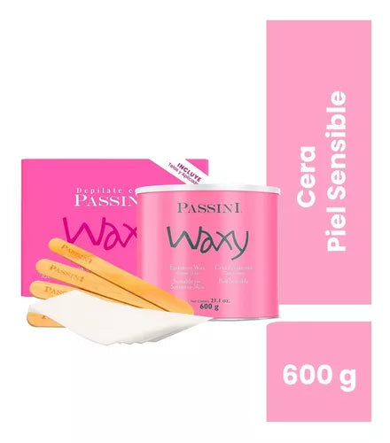 PASSINI CERA DEPILAR WAXY ROSA PIEL DELICADA