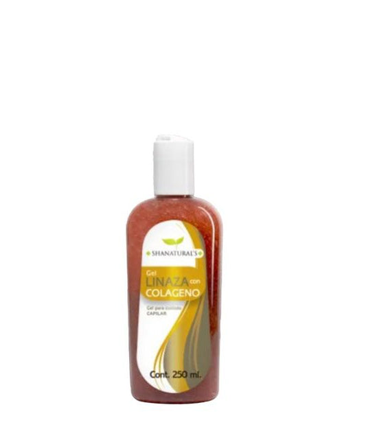 SHANATURAL´S GEL LINAZA CON COLAGENO 250 ML