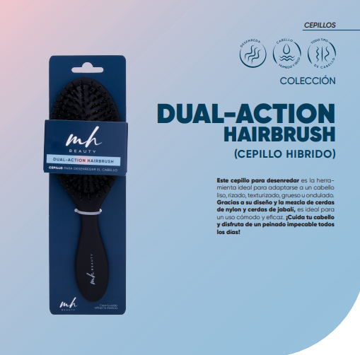 MH BEAUTY CEPILLO P/CABELLO HIBRIDO MH-CH01