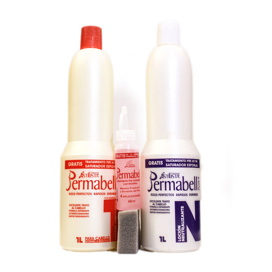 PERMABELL LOCION ONDULANTE CABELLO NORMAL-RESISTENTE 1L