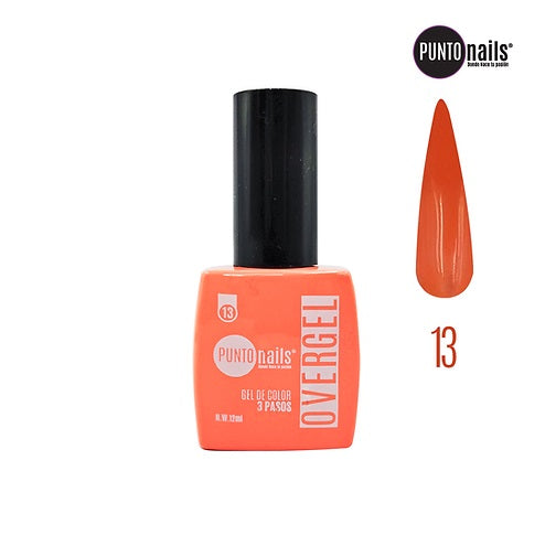 PUNTO NAILS OVERGEL 3 PASOS 12ml