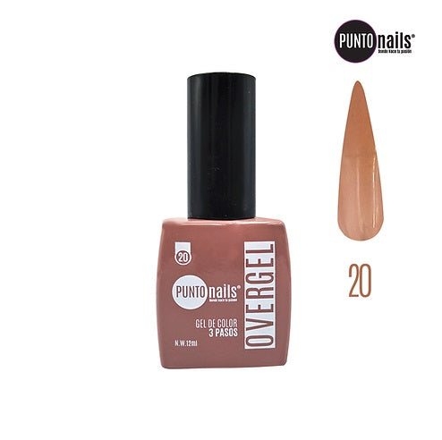 PUNTO NAILS OVERGEL 3 PASOS 12ml