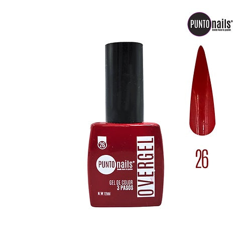 PUNTO NAILS OVERGEL 3 PASOS 12ml