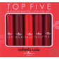 ITALIA LABIALES EN MOUSSE MATE - CONJUNTOS DE LOS CINCO MEJORES