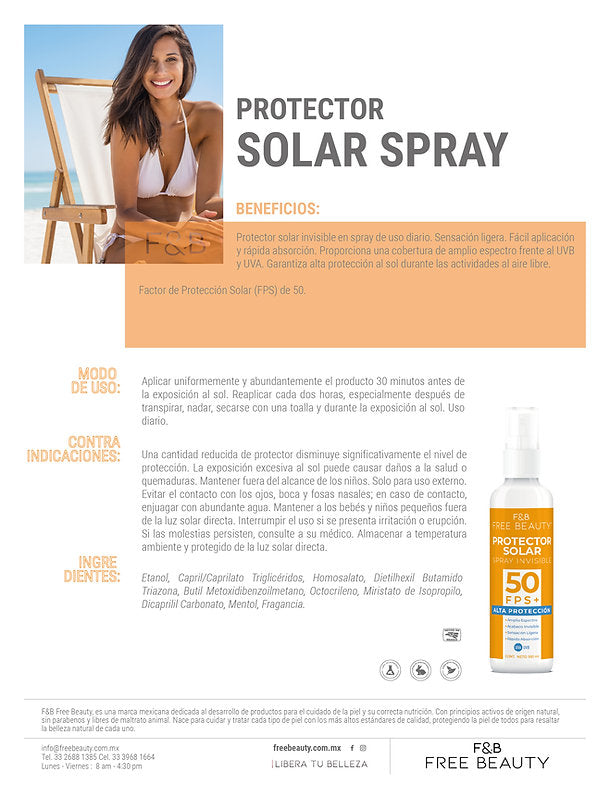 F&B PROTECTOR SOLAR SPRAY 100 ML