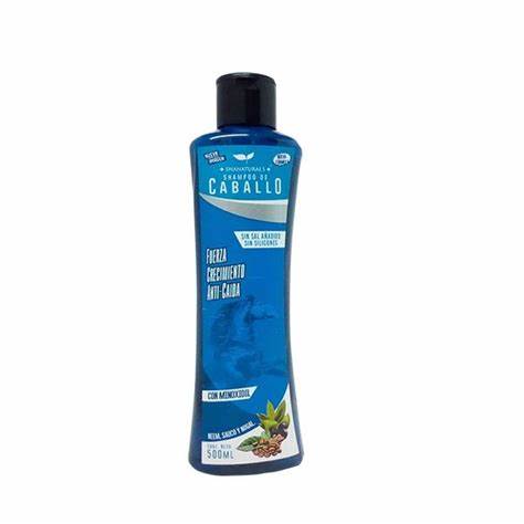 SHANATURAL´S SHAMPOO  AZUL CABALLO SAUCO Y NOGAL 500 ML