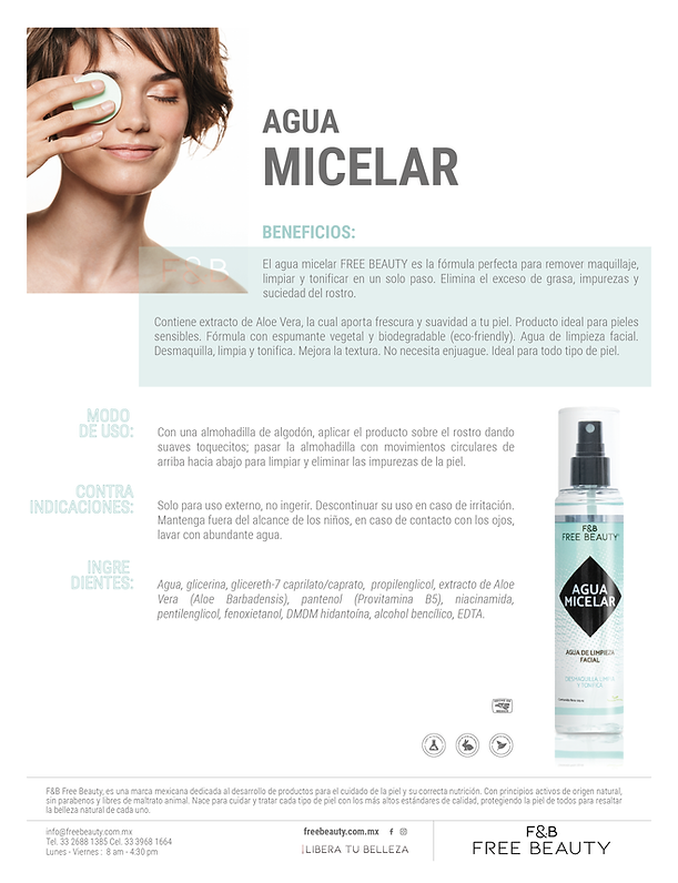 F&B AGUA MICELAR 125 ML