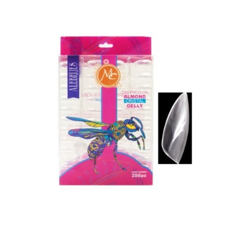 MC NAILS PUNTAS SISTEMA DUAL PUNTA OVAL 120 PZAS