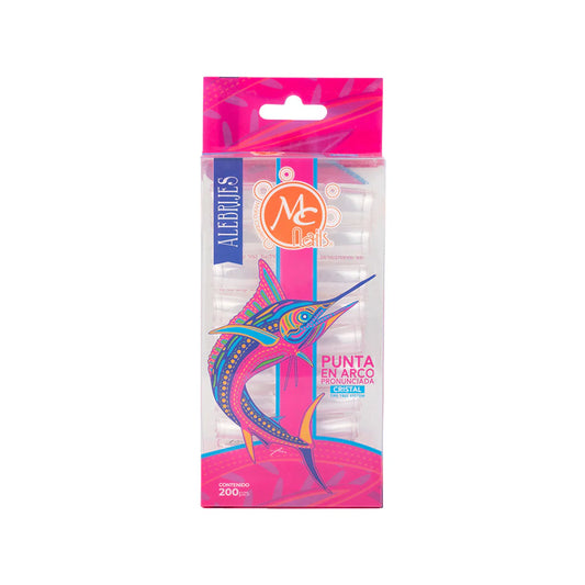 MC NAILS TIPS 200 PZ CRISTAL