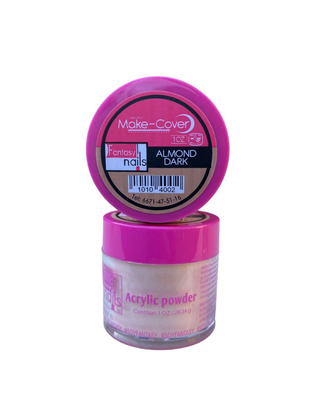 FANTASY NAILS POLVO ACRILICO ALMOND DARK 1 OZ