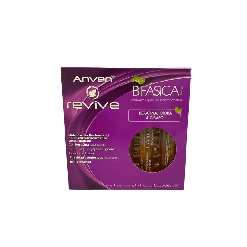 ANVEN AMPOLLETA BIFASICA C/10 PZ 20ML