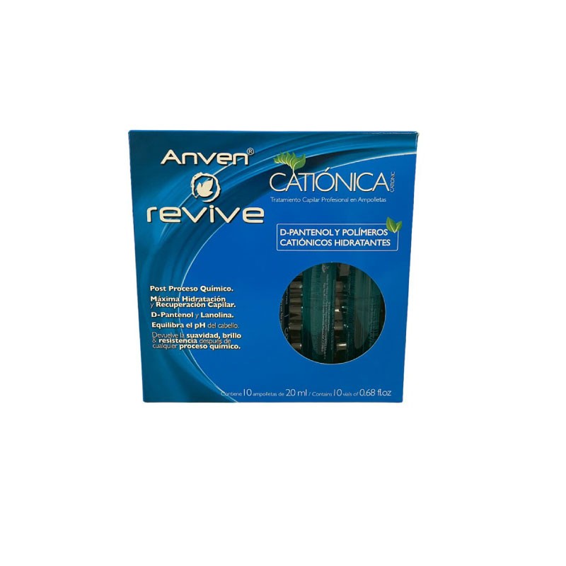 ANVEN AMPOLLETA CATIONICA  C/10 PZ