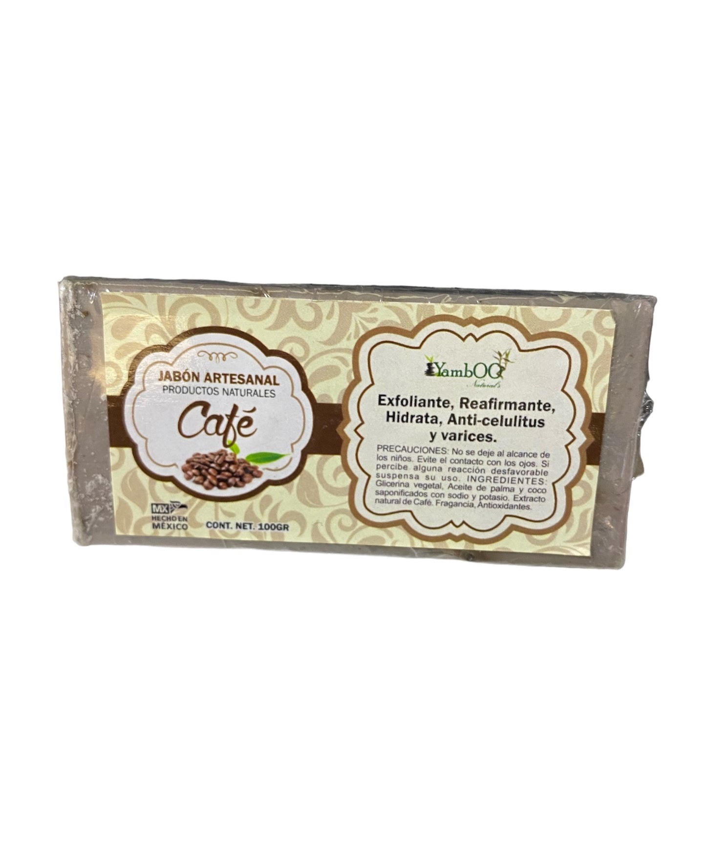 YAMBOO JABON ARTESANAL CAFE 100G