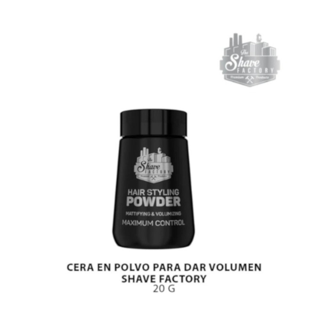 ARI CERA EN POLVO P/DAR VOLUMEN SHAVE FACTORY 20 G