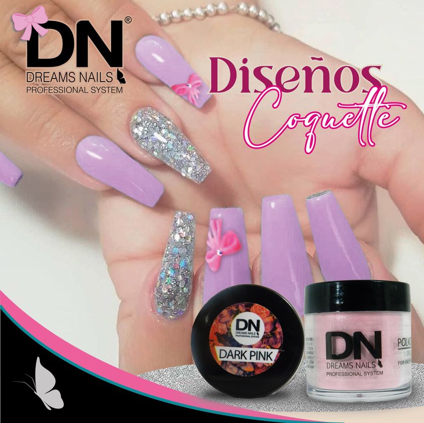 DREAMS NAILS ACRILICO DARK PINK