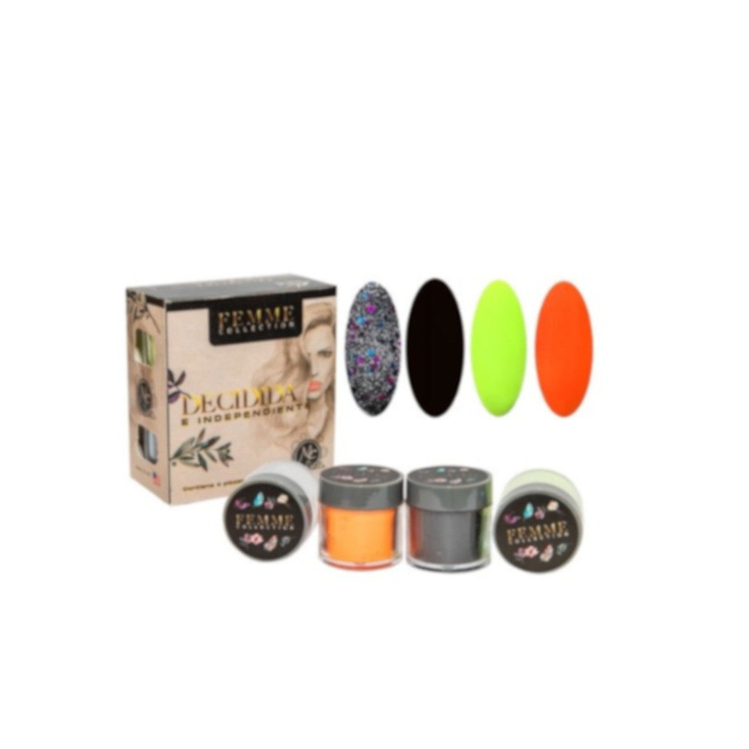 MC NAILS CAJA FEMME DECIDIDA E INDEPENDIENTE 4PZ