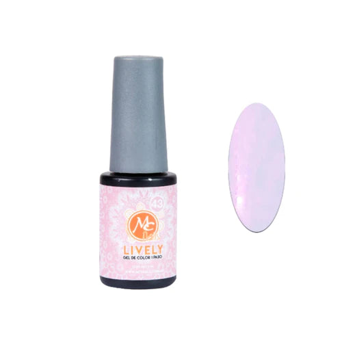 MC NAILS GEL COLOR UV DE 1 PASO LIVELY VARIOS TONOS