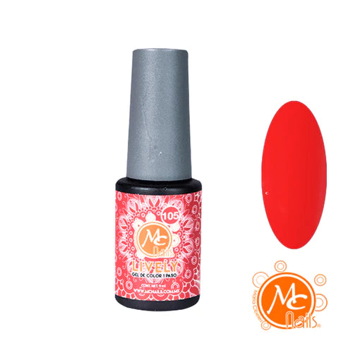 MC NAILS GEL COLOR UV DE 1 PASO LIVELY VARIOS TONOS