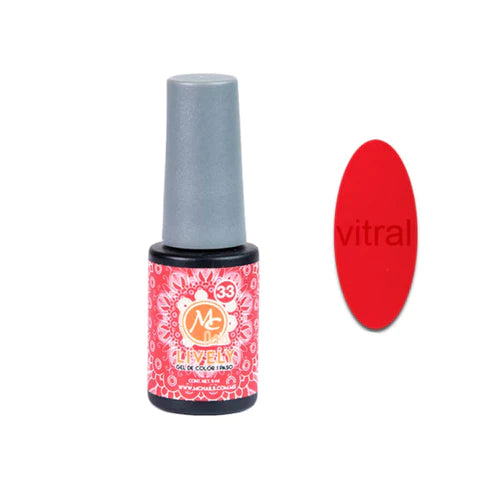 MC NAILS GEL COLOR UV DE 1 PASO LIVELY VARIOS TONOS