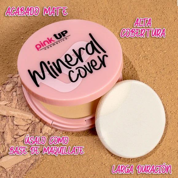 PINK UP POLVO MINERAL COVER