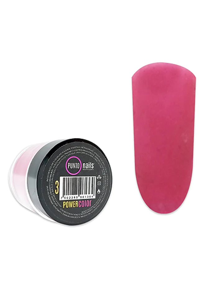 PUNTO NAILS POWER COLOR ACRILICO DE COLOR 7 GR