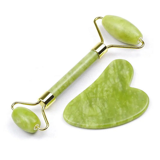 LOVE RODILLO JADE C/ GUA SHA/BROCHA MASCARILLA MYY10