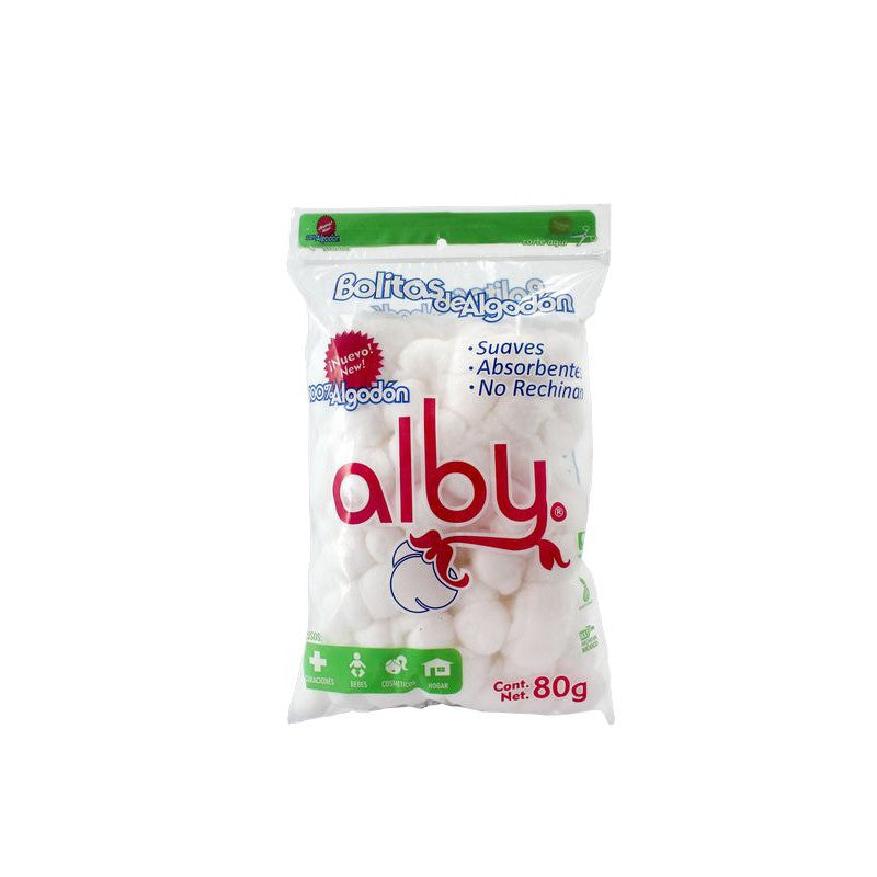 ALBY ALGODON TORUNDAS 80G